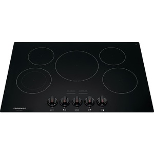 Frigidaire FGEC3068UB 30" Black Built-In Electric Cooktop with 5 Burners view 3