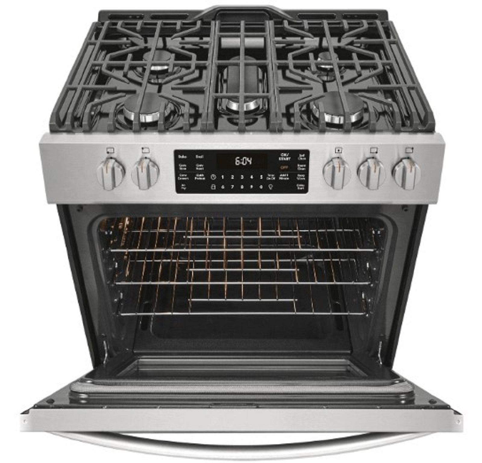 Frigidaire FGGH3047VF 30" 5.6 cu.ft. Stainless Steel Gas Range with 5
