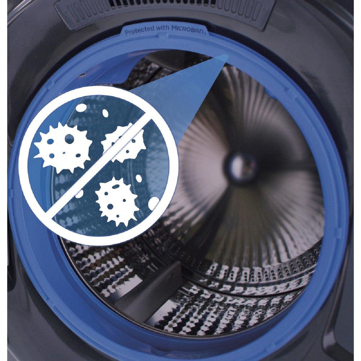 GE GFW850SPNRS 5.0 cu. ft. Sapphire Blue Front Load Washing Machine