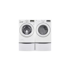 LG DLE3180W 7.4 Cu. Ft. Ultra Large Capacity Front Load Electric Dryerâ„¢ w/ Sensor Dry - White view 7
