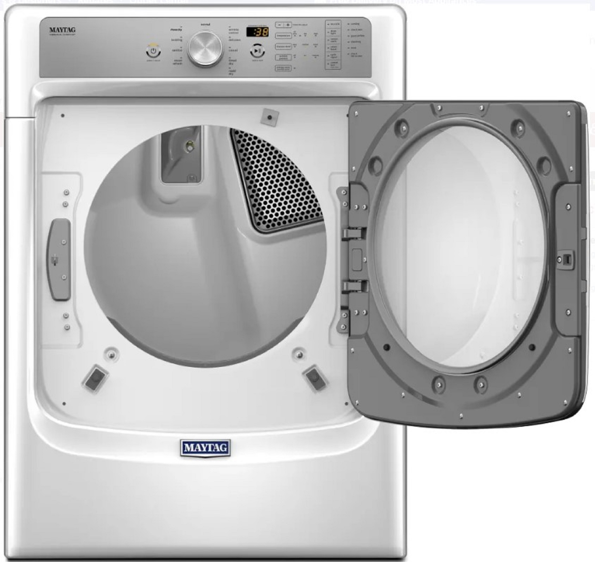 Whirlpool 99450 Maytag MGD8200FW 7.4 cu.ft. White Gas Dryer