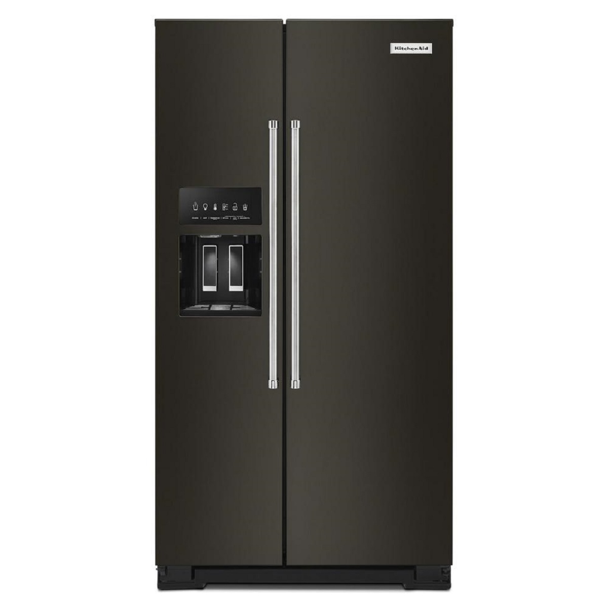 KitchenAid KRSC700HBS 19.8 cu. ft. Side by Side Refrigerator in Black Stainless Steel