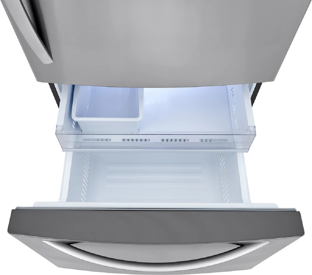 LG LRDCS2603S 33 Inch Freestanding Bottom Freezer Refrigerator with