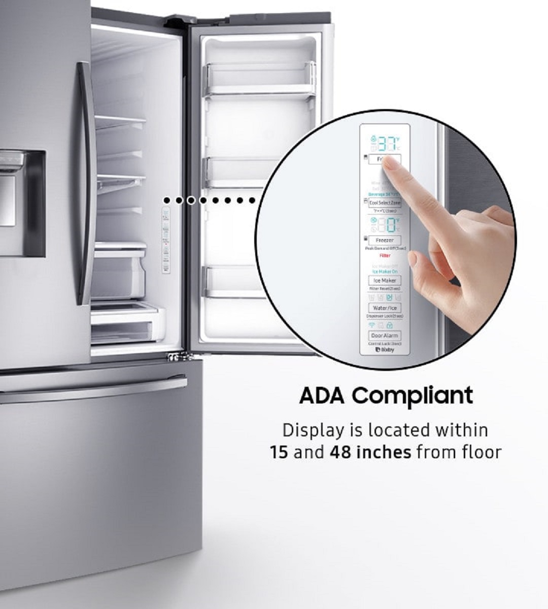 Samsung RF23R6201SR/AA RF23R6201SR 22.6 cu.ft. Stainless Steel French