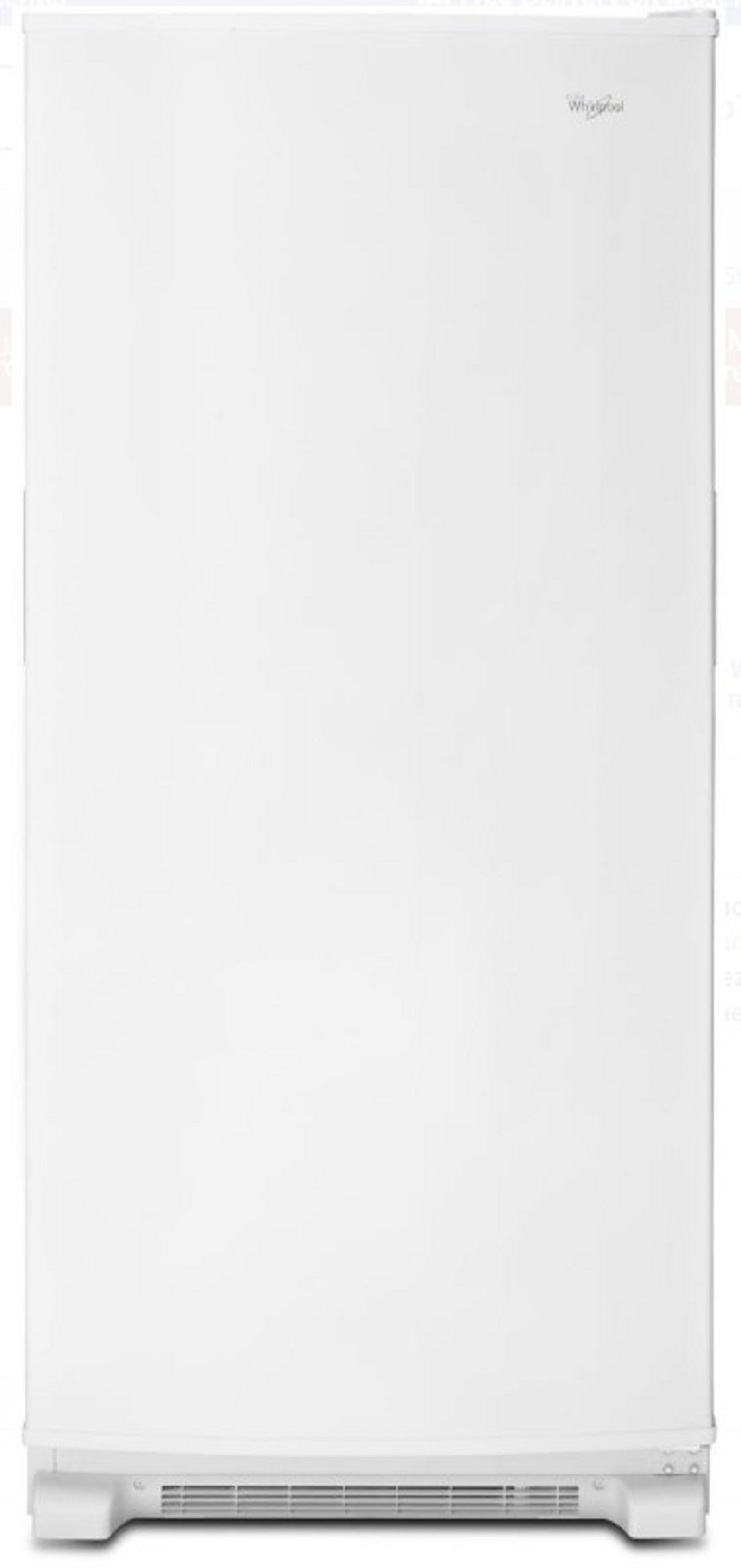 Whirlpool WZF34X18DW 30" 18 Cu. Ft. White Upright Freezer American